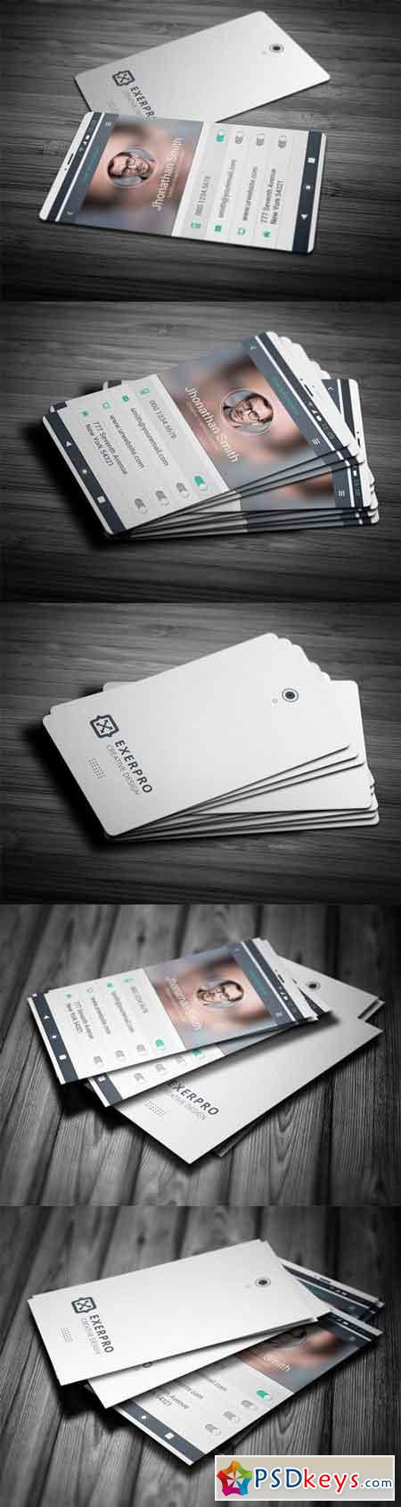 Smart Phone Style Business Card