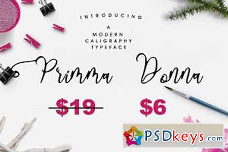 Prima Donna Script Font 1252444