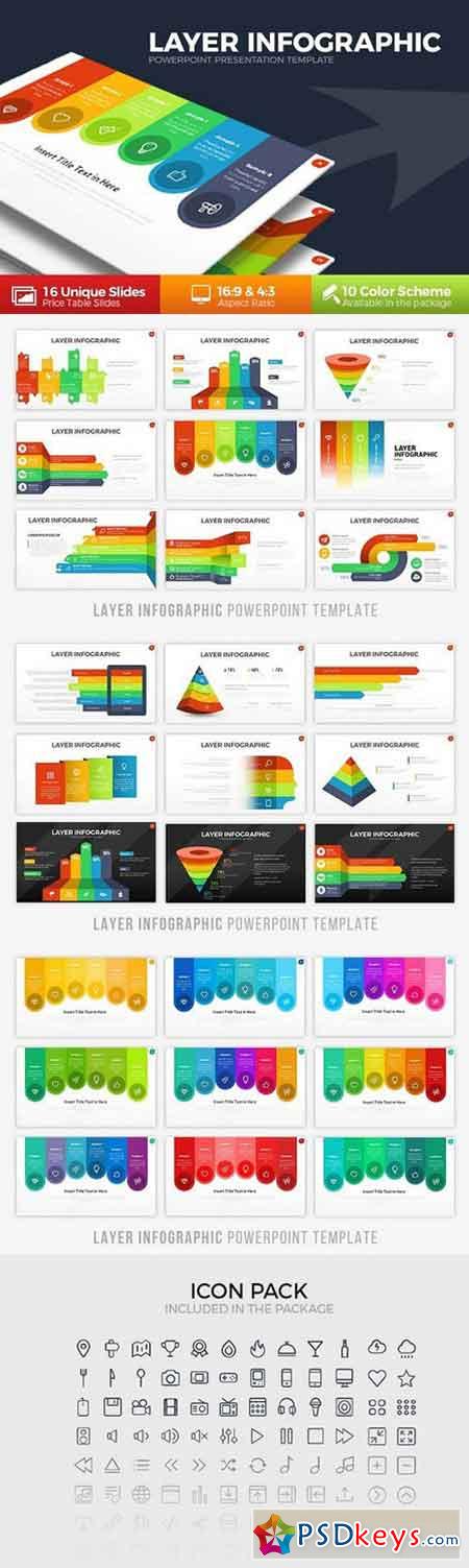 Layer Infographic Powerpoint 1279844
