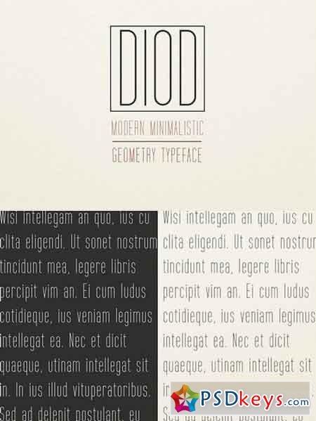 DIOD Typeface 1278053