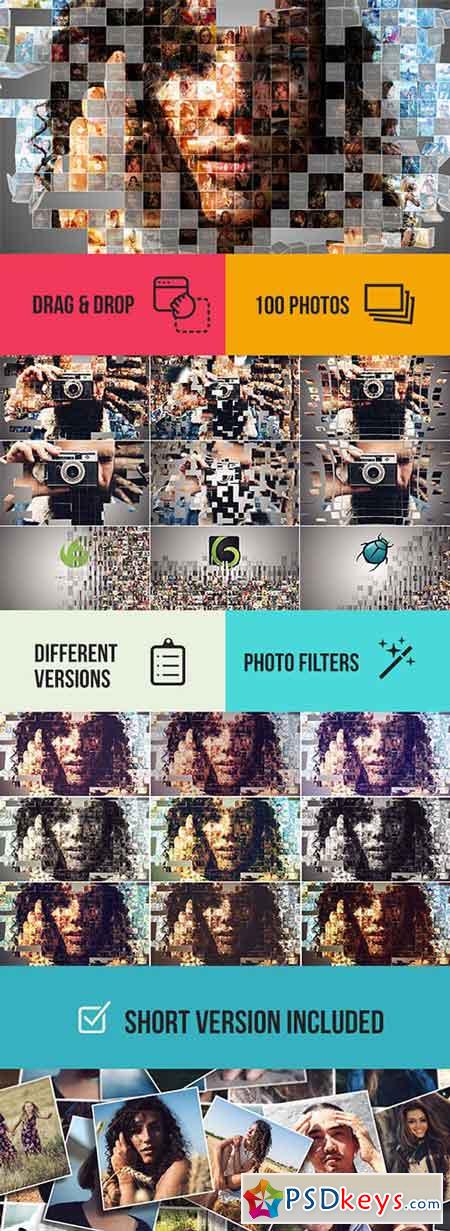 Mosaic Photo Animation Pro 16197918 - After Effects Projects