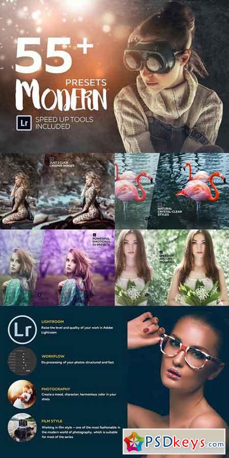 55 Modern Lightroom Presets 1330510