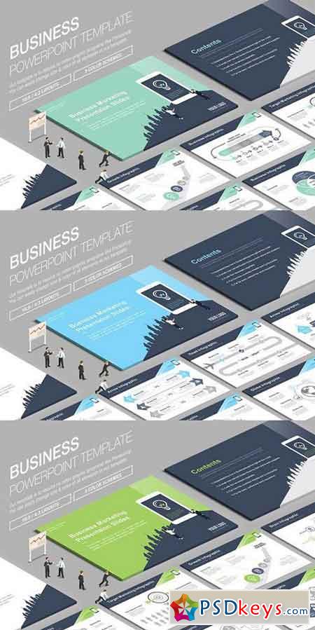[PPT] Business Powerpoint Template 1312810