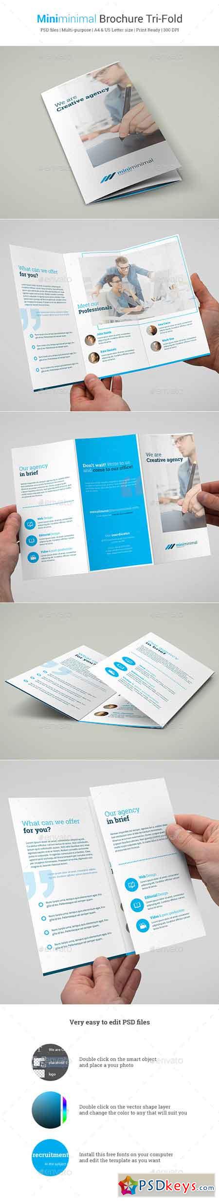 Miniminimal Brochure Tri-Fold 10472350