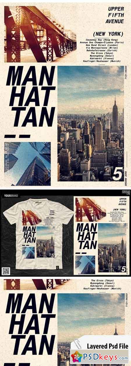 New York City T-Shirt Print 1276284
