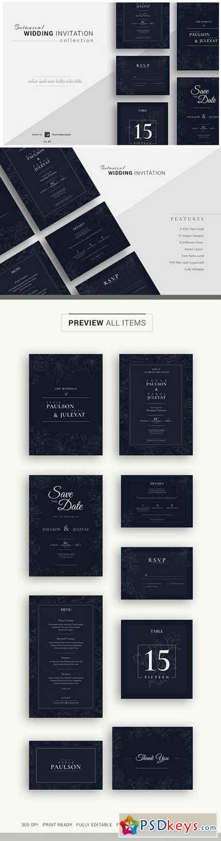 Wedding Invitation Suite 1312245