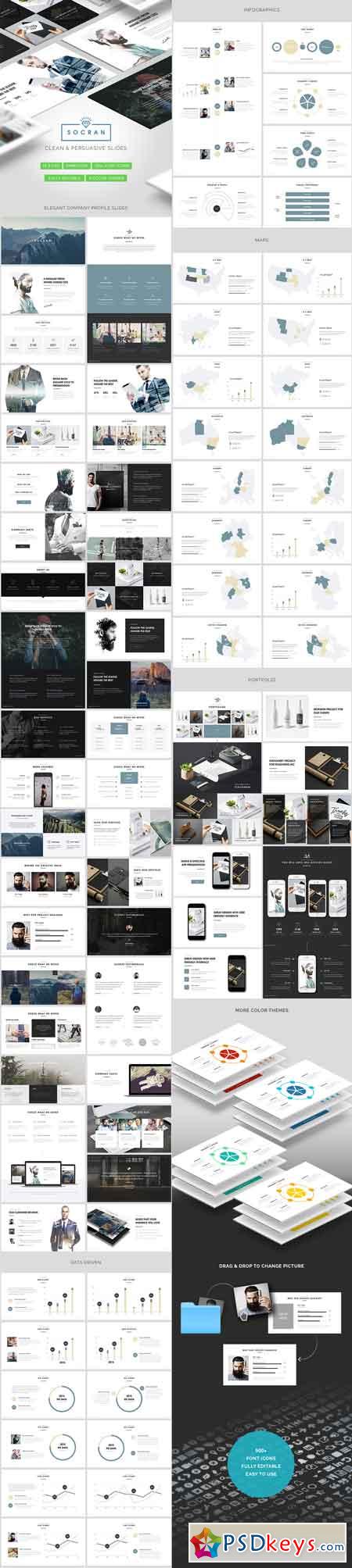 SOCRAN - Clean & Modern Keynote Template 14260452