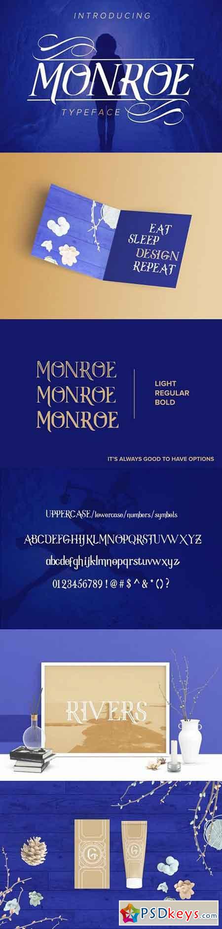 Monroe Font Family NEW 1323520