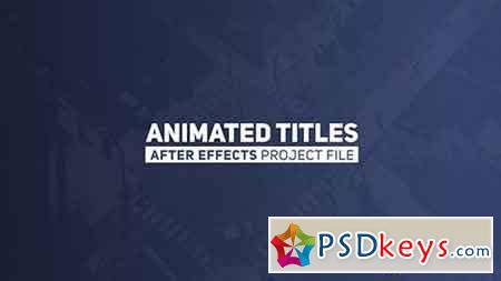 Animated Titles 2 19593837 - After Effects Projects