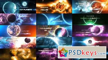 Solar System 2 ( Fantasy Planets ) 8K 13529843 - After Effects Projects