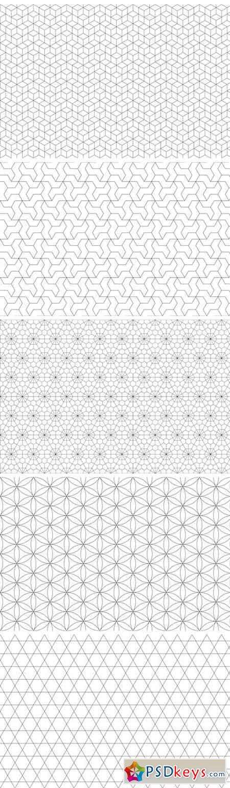 Ornamental Geometric Patterns 1340324