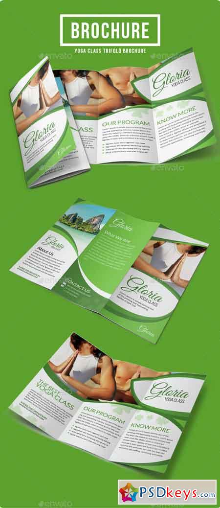 Yoga Class Brochure Template 15166952