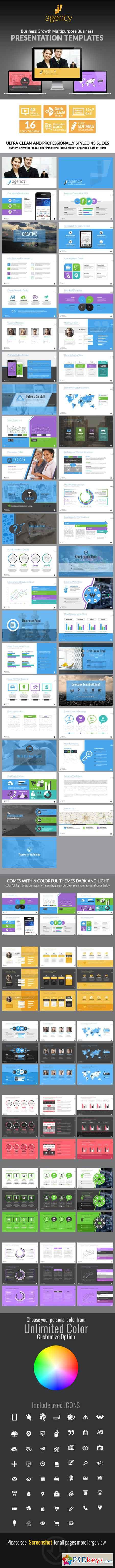 Business Growth Presentation Template 8206060