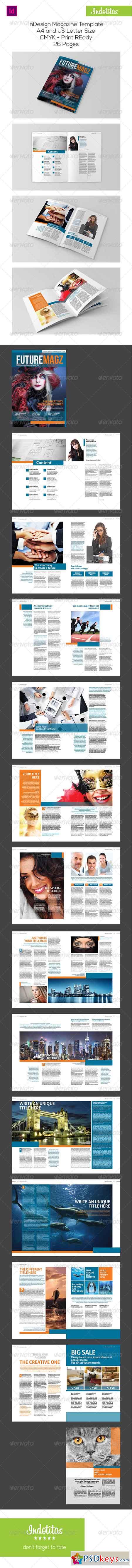 InDesign Magazine Template 7396286