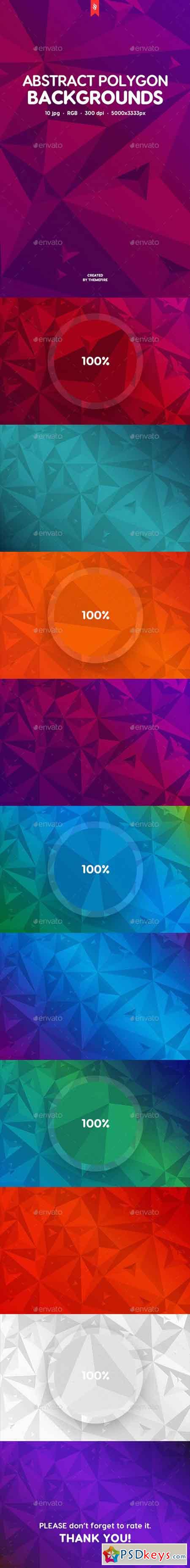 Abstract Polygonal Backgrounds 19680026