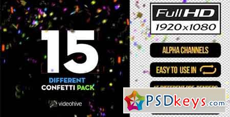 15 Confetti Pack 6696248 - After Effects Projects