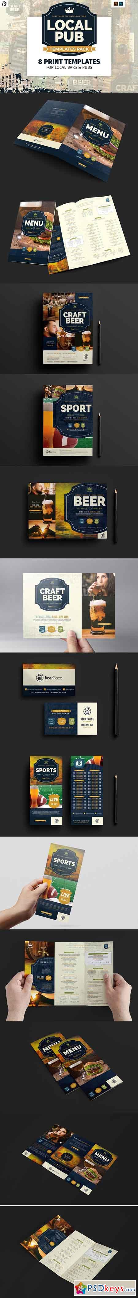 Local Pub Templates Pack 1282476