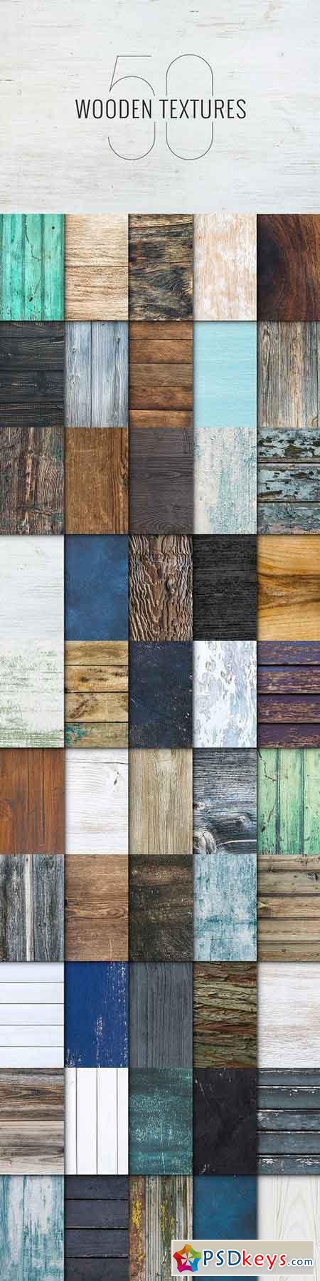 50 Wooden Textures 1268906