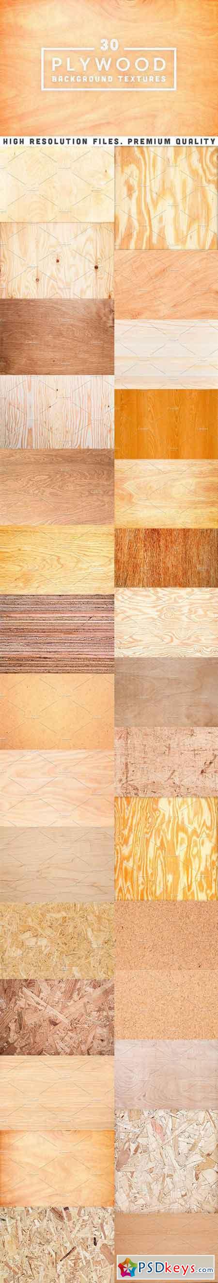 30 Plywood Background Textures 1311668