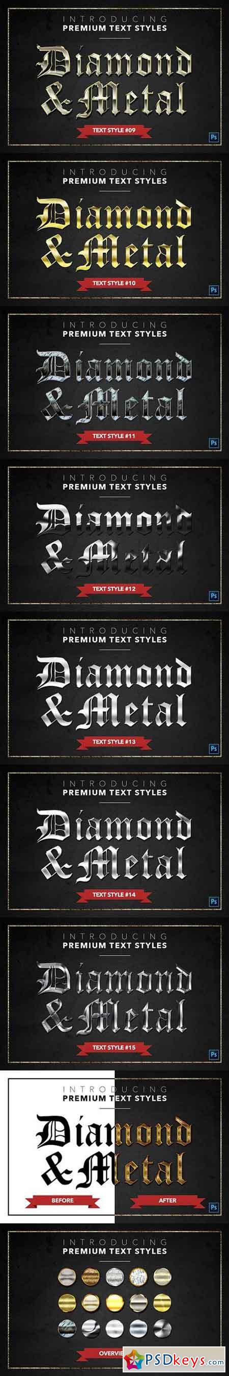 Diamond & Metal #1 - 15 Styles 1272577