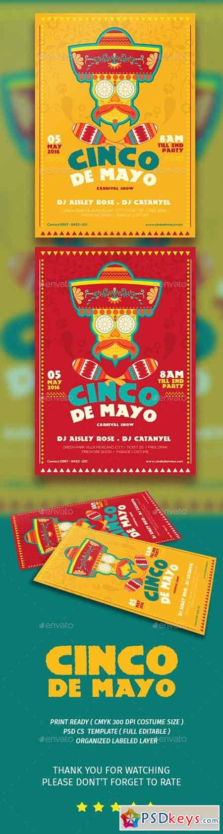 Cinco De Mayo Flyer 15797285