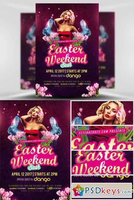 Sexy Easter Weekend Bash Flyer Template