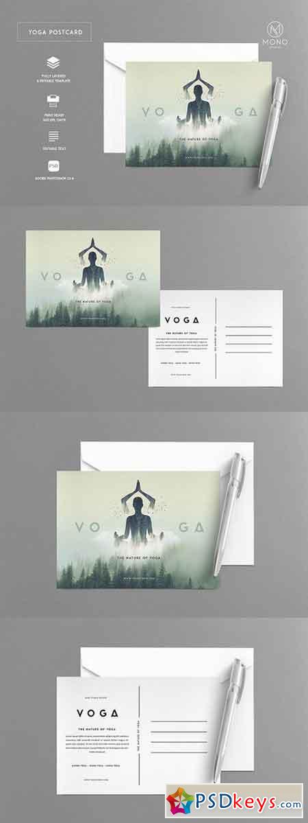 Yoga Postcard 1355043
