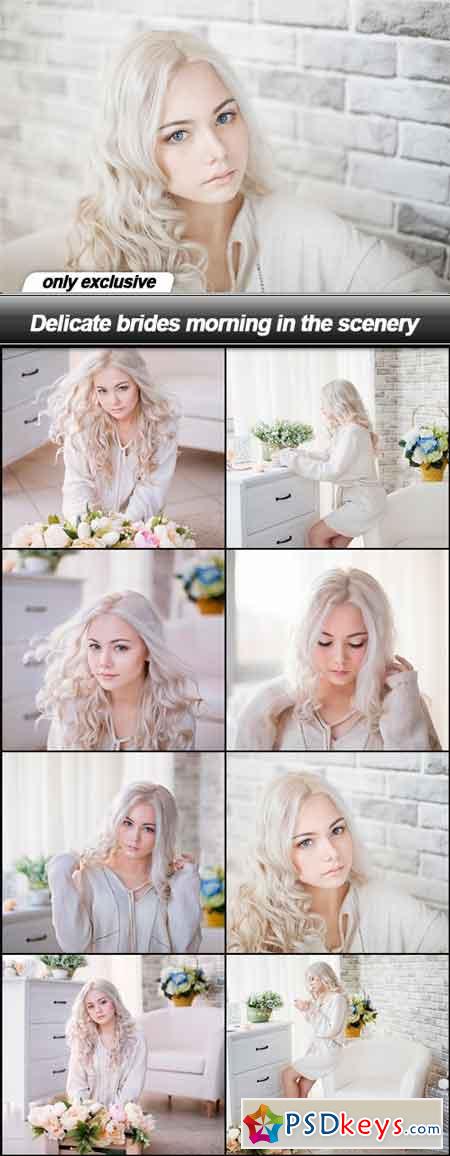 Delicate brides morning in the scenery - 8 UHQ JPEG