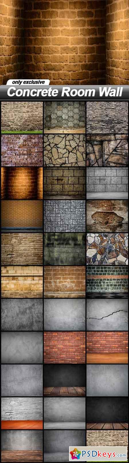 Concrete Room Wall - 32 UHQ JPEG
