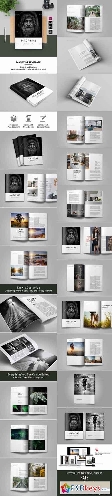 Magazine Template 19696864