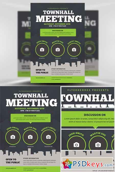 Community Meeting Flyer Template