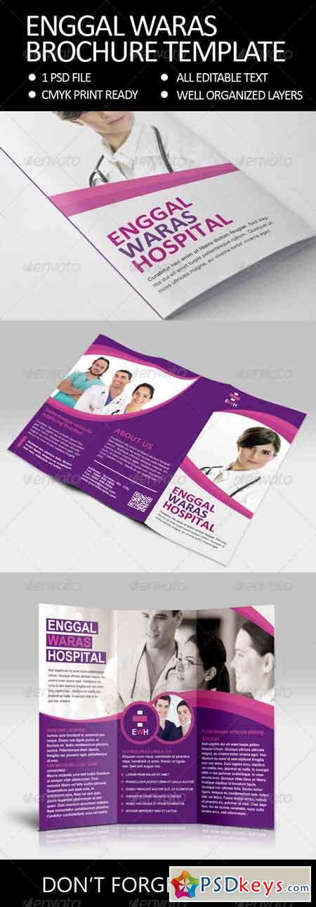 Medical Trifold Brochure Template 6589771