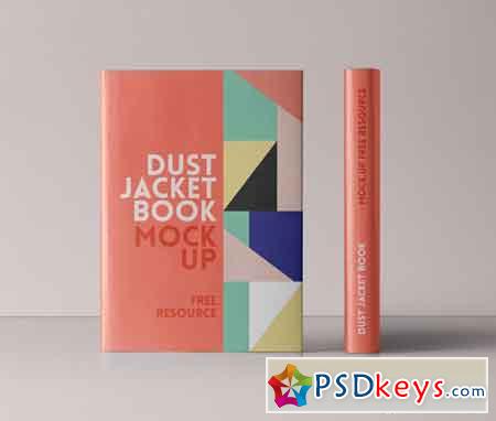Psd Dust Jacket Book Mockup Vol 4