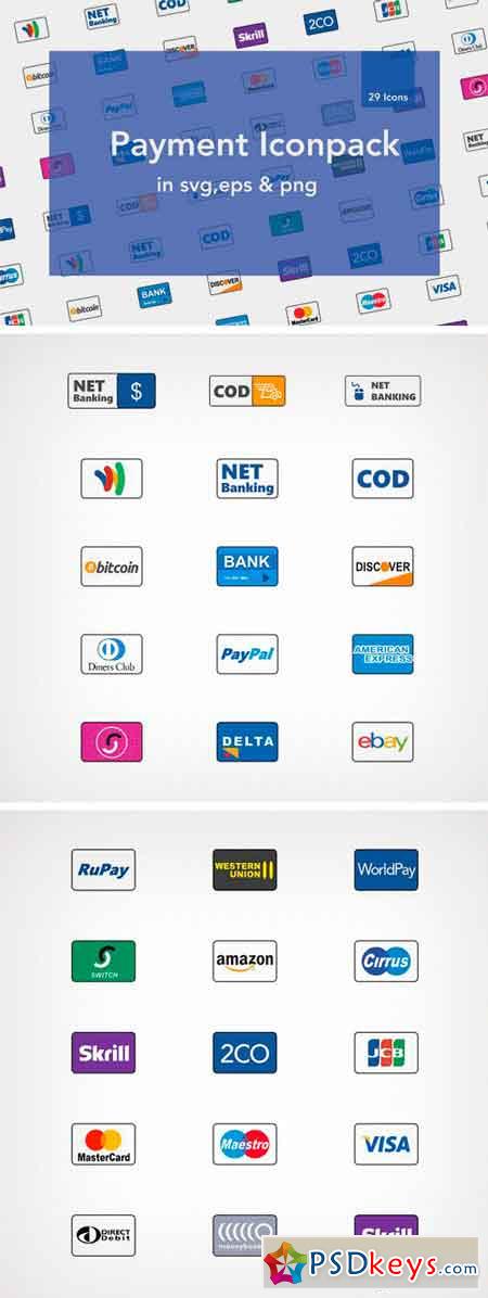 Payment Methods (Color) 1341587