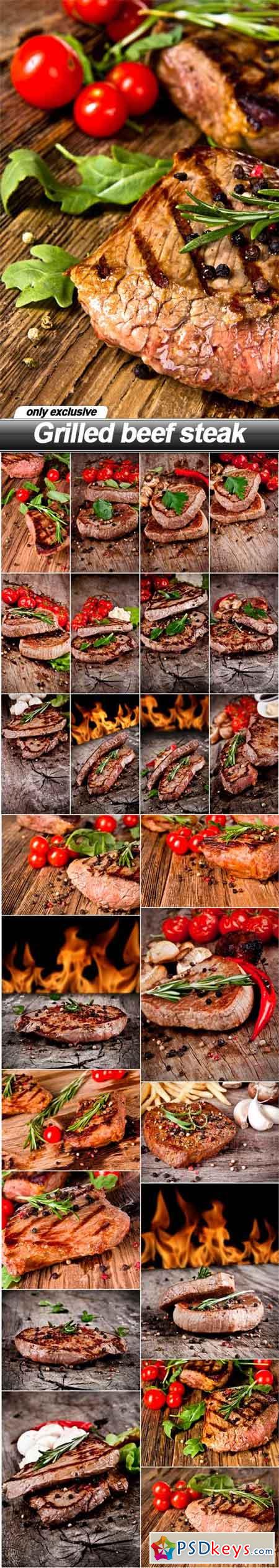 Grilled beef steak - 25 UHQ JPEG