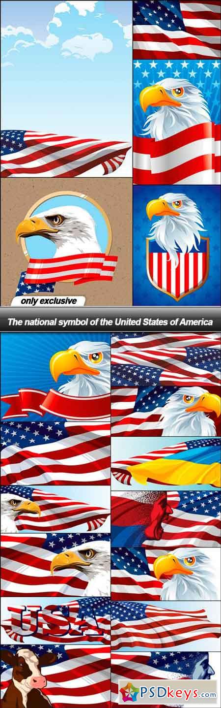 The national symbol of the United States of America - 18 EPS