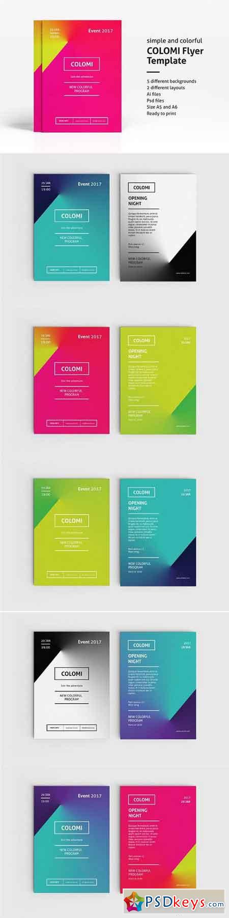 Colomi - Flyer Template 1185049