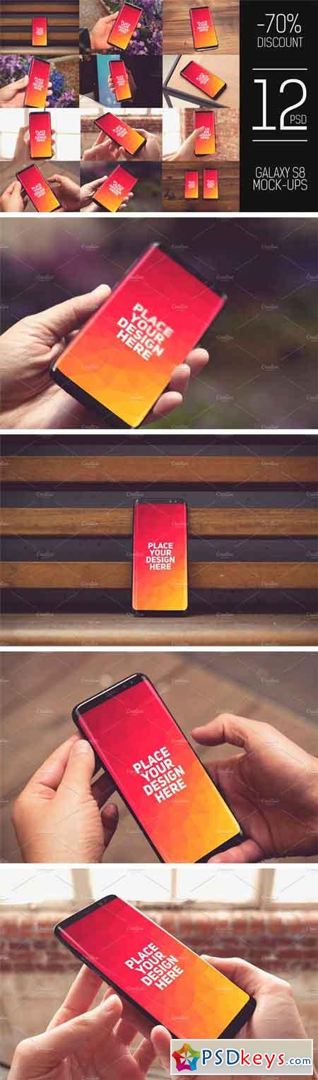 12 PSD Samsung Galaxy S8 Mock-up 1380110