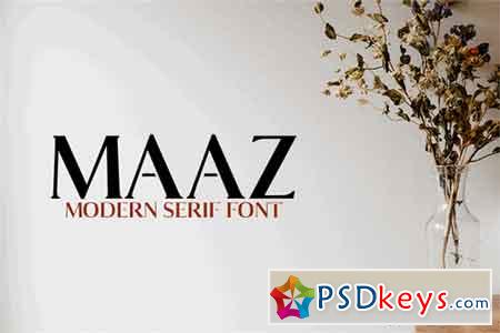 Maaz Bold font