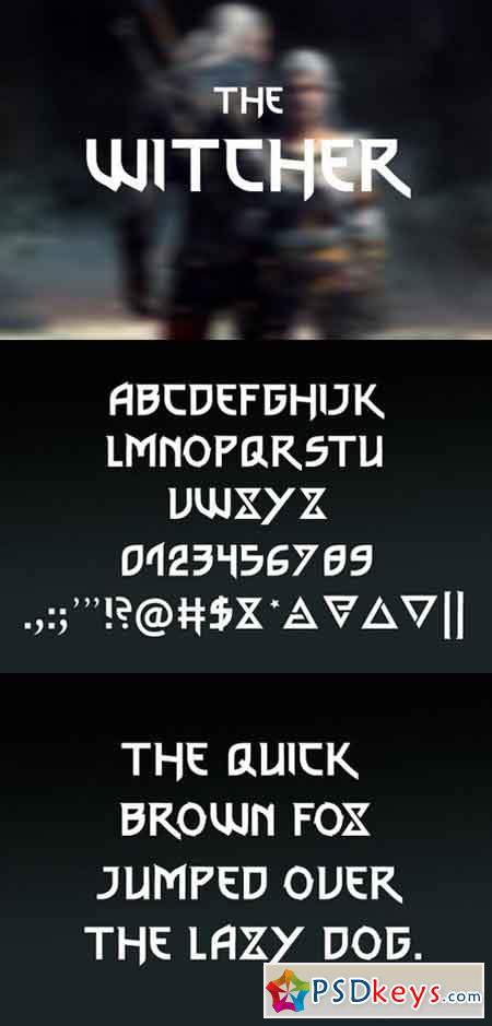 The Witcher font