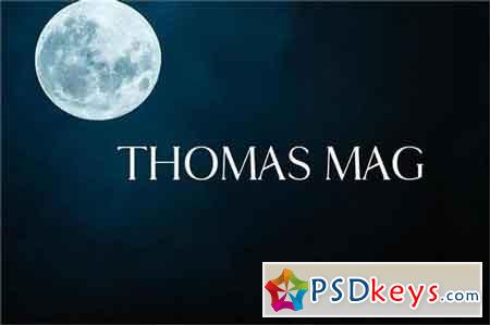 Thomas Mag font