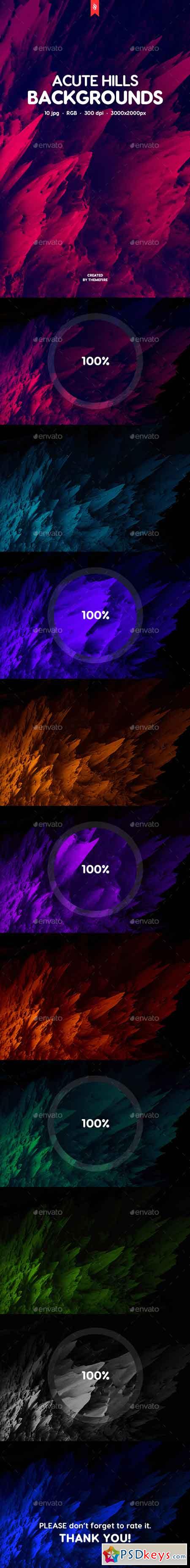 Abstract Acute Hills Backgrounds 19719774