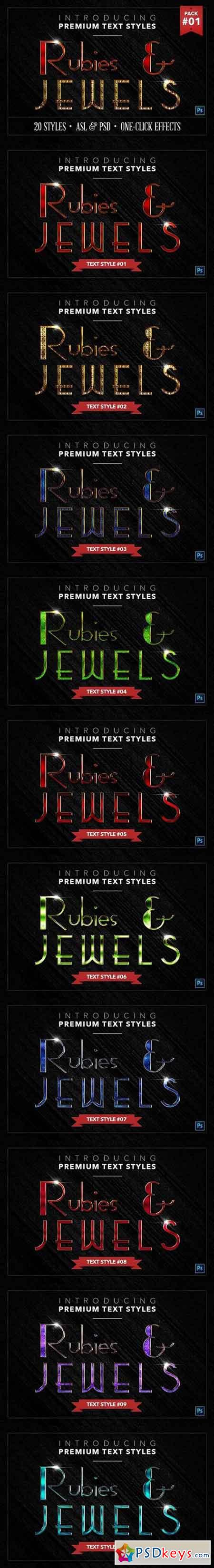 Rubies & Jewels #1 - 20 Styles 1327719