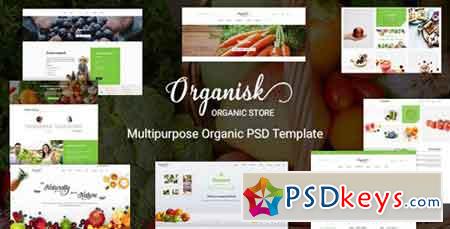Organisk - Multi-Purpose Organic PSD Template 18553275