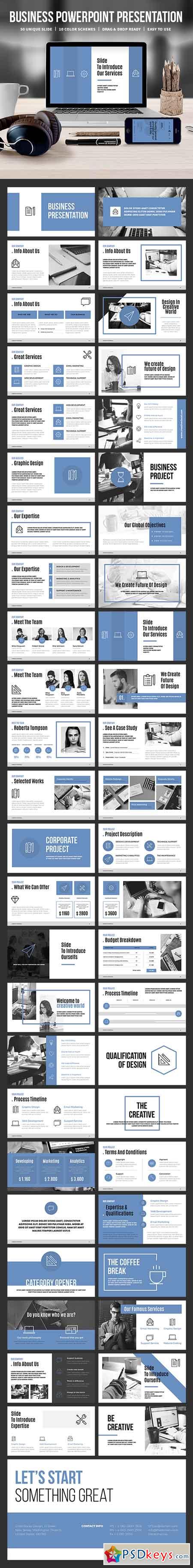 Business Powerpoint Template 19440627