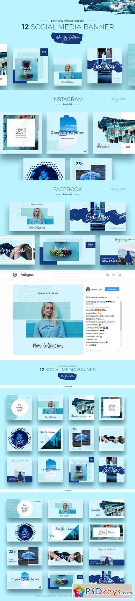 Blue Sky Social Media Designs 1415773