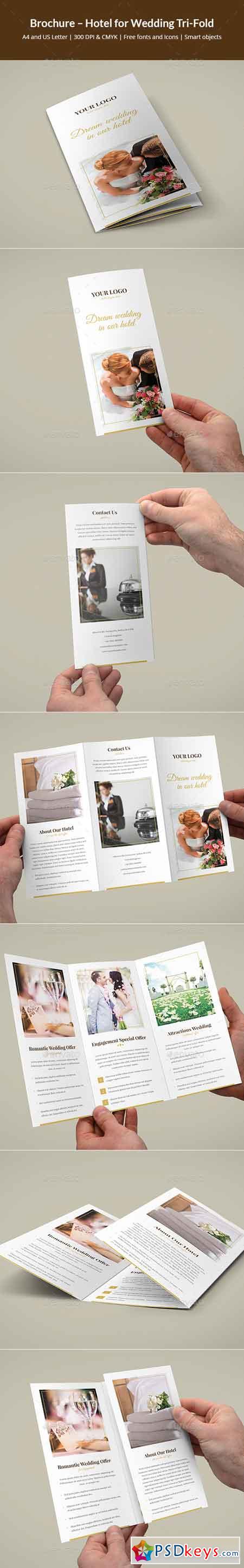 Brochure  Hotel for Wedding Tri-Fold 19527312