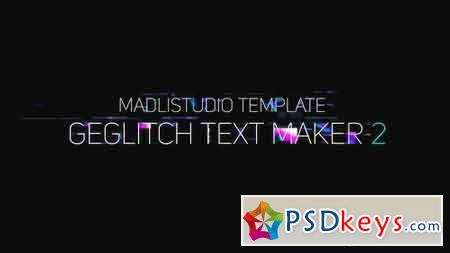 Ge Glitch Text Maker 2 19435893 - After Effects Projects