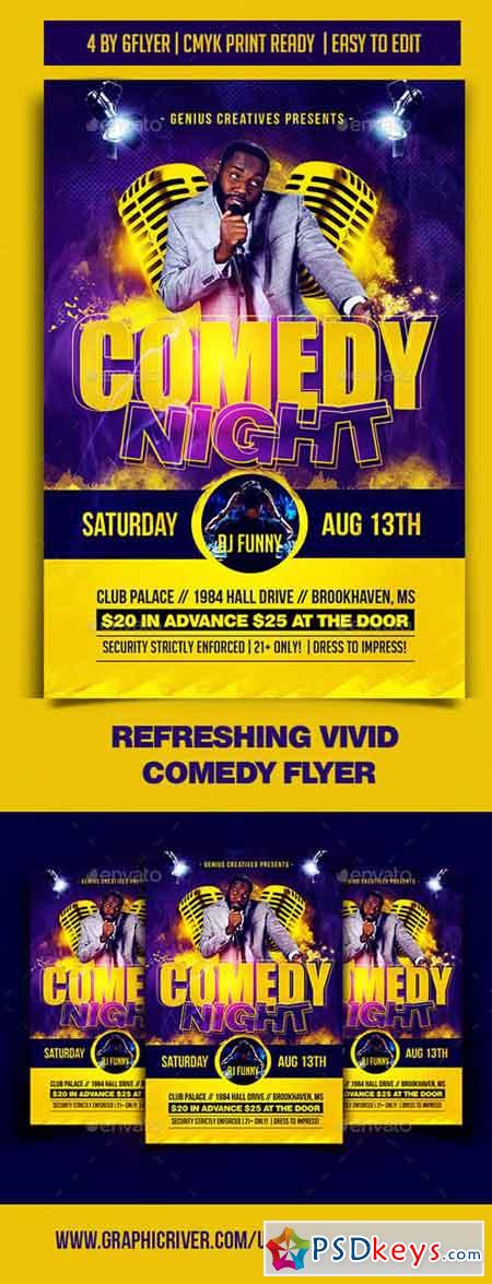 Comedy Night Flyer Template 19753243