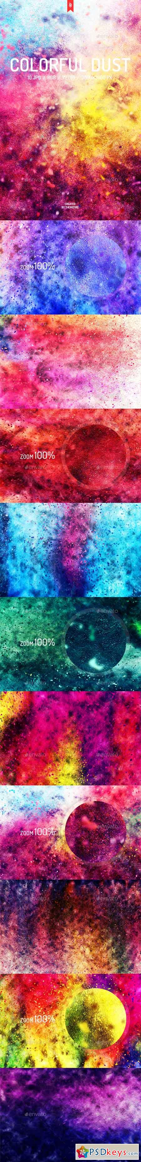 Colorful Dust Backgrounds 13945650